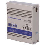 TELTONIKA TK-RUTX08 - Router Industrial Gigabit Ethernet potente - 4 puertos RJ45 de 10/100/1000 Mbps - CPU Quad-core ARM Cortex A7 a 717 MHz - Puerto USB 2.0 para almacenamiento o periféricos - Suite completa de protocolos VPN y seguridad - Alimentación - imagen 1