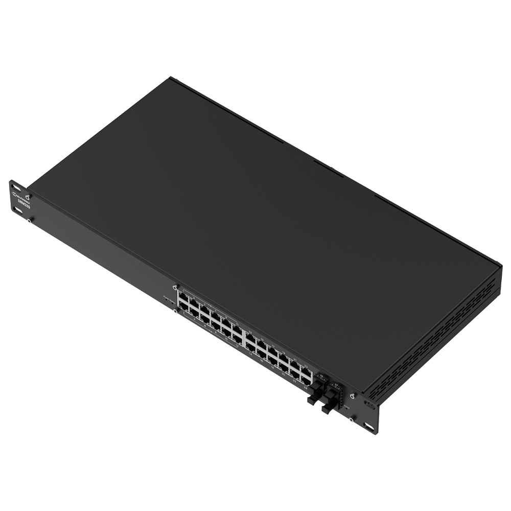 TELTONIKA TK-SWM280 - Teltonika SWM280 L2+ Managed Industrial Switch - 24 Puertos Gigabit RJ45 con 12 salidas PoE+ - 4 Ranuras SFP dedicadas para fibra óptica - Potencia PoE+ de 30W por puerto / Total 300W - Protocolos industriales: Profinet y EtherNet/IP - imagen 1