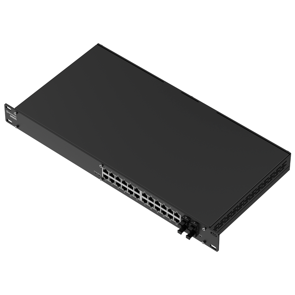 TELTONIKA TK-SWM281 - Teltonika SWM281 L2+ Managed Industrial Switch - 24 Puertos Gigabit Ethernet RJ45 de alta velocidad - 4 Ranuras SFP independientes para fibra óptica - Protocolos industriales: Profinet y EtherNet/IP - Sistema SwmOS Linux y 2 años de - imagen 1