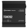 TELTONIKA TK-TSW202 - Teltonika Managed Industrial PoE+ Switch - 10 Puertos Totales (8 PoE+ GE / 2 SFP de fibra) - Soporte nativo industrial PROFINET y EtherNet/IP - Capacidad robusta L2 con enrutamiento estático L3 - Tolerancia térmica extrema de -40°C a - imagen 1