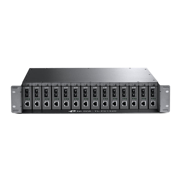 Imagen de TP-Link Chasis de Conversor de Medios FC1420 14 Ranuras Montaje en Rack Redundante