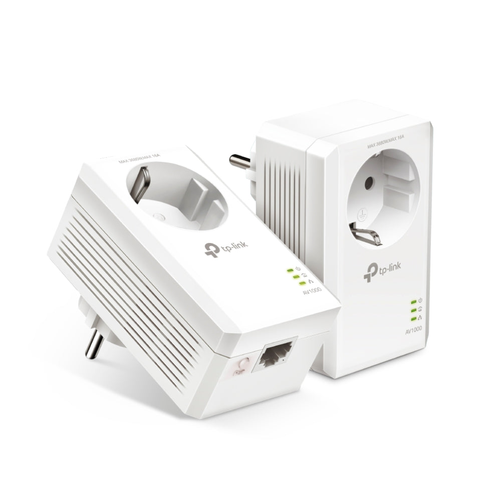 Imagen de TP-Link Adaptador Powerline TL-PA7017P KIT 1000 Mbps Gigabit Enchufe Incorporado