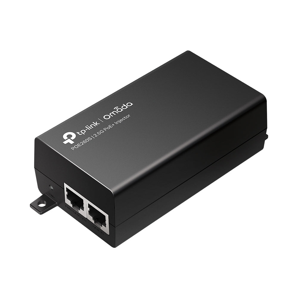 Imagen de TP-Link Inyector PoE+ POE260S 2.5G 1 Puerto PoE hasta 100 metros Carcasa Compacta