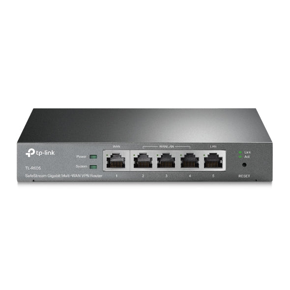 Imagen de TP-Link Router VPN Multi-WAN ER605 1 Puerto WAN Gigabit 25,000 Sesiones Concurrentes