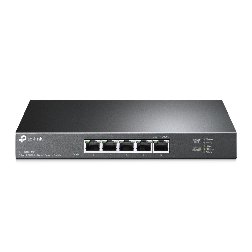Imagen de TP-Link Switch de Escritorio TL-SG105-M2 5 Puertos 2.5G Plug and Play Metal