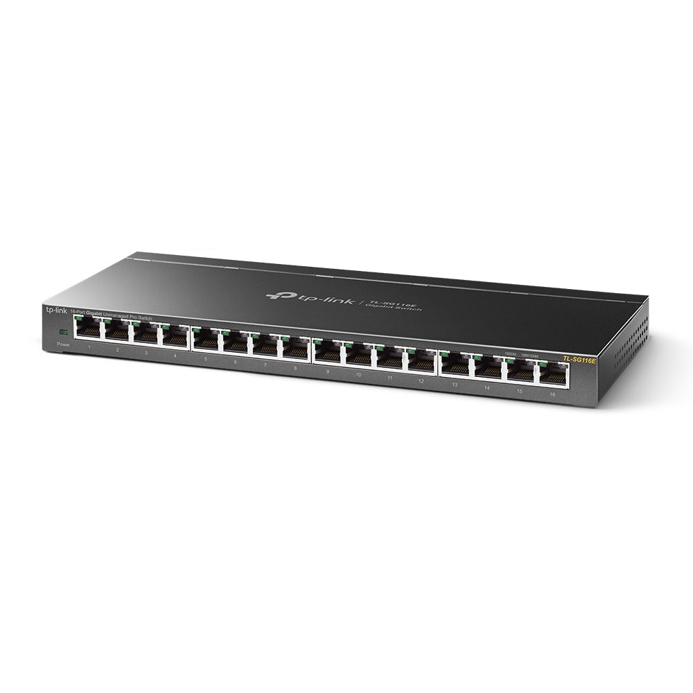 Imagen de TP-Link Switch Easy Smart TL-SG116E 16 Puertos Gigabit RJ45 Gestión Web QoS
