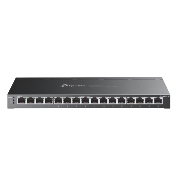 Imagen de TP-Link Switch Smart Gigabit SG2016P 16 Puertos 8 PoE+ Integración Omada SDN