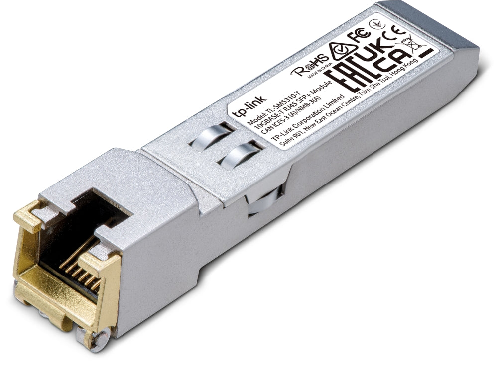 Imagen de TP-Link Módulo SFP+ SM5310-T 10GBASE-T RJ45 Plug and Play Distancia 30 m