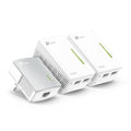 Imagen de TP-Link Kit Extensor Powerline WiFi TL-WPA4220 TKIT 300 Mbps Plug and Play Clonado WiFi