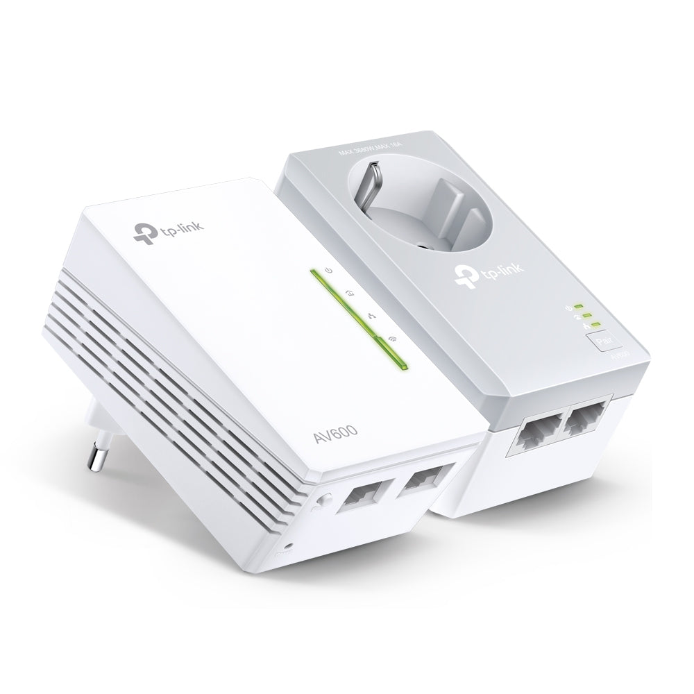 Imagen de TP-Link Kit Extensor Powerline Wi-Fi TL-WPA4226 KIT 600Mbps Powerline 300Mbps Wi-Fi