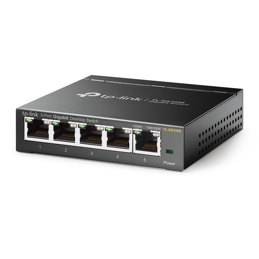 Imagen de TP-Link Switch Gigabit TL-SG105S 5 Puertos RJ45 Plug and Play Auto MDI/MDIX