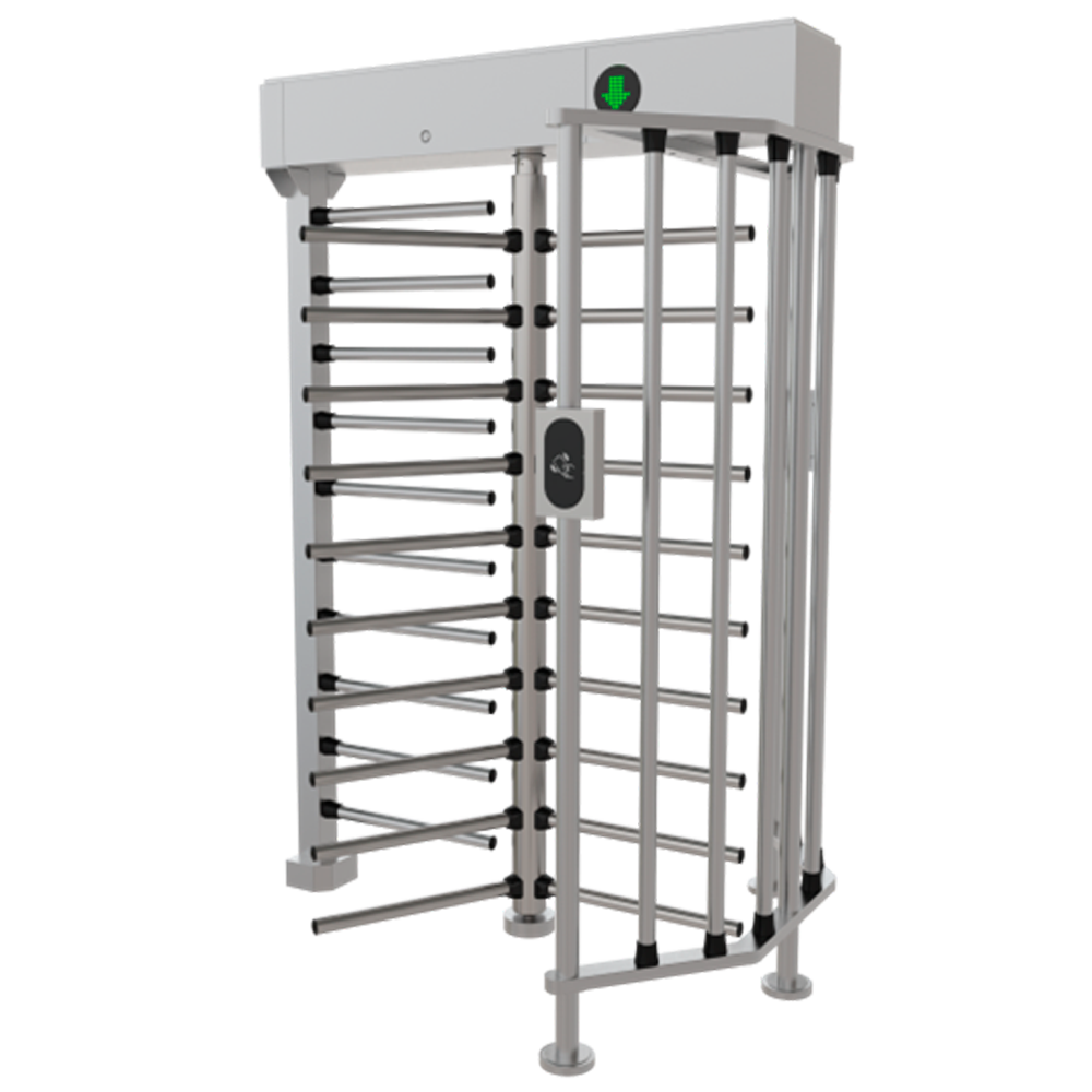 MARCA BLANCA TS-FHT965-316 - Torno de acceso bidireccional - 10 brazos rotativos desmontables - Tiempos, alarmas y modos de apertura - Dimensiones de paso 600 mm | Fuerza regulable - Acero anticorrosivo SUS316 de 1.2 mm - Certificado para exterior IP54 - imagen 1