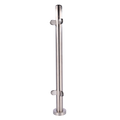 MARCA BLANCA TS-HANDRAIL-MIDDLE90-316 - Poste para cerramiento - Posición intermedia | Anclaje a 90º - Para cristales de cerramiento - Compatible con tornos - Dimensiones: 63 (An) x 1000 (Al) x 63 (Fo) mm - Fabricado en acero anticorrosivo SUS316 - imagen 1