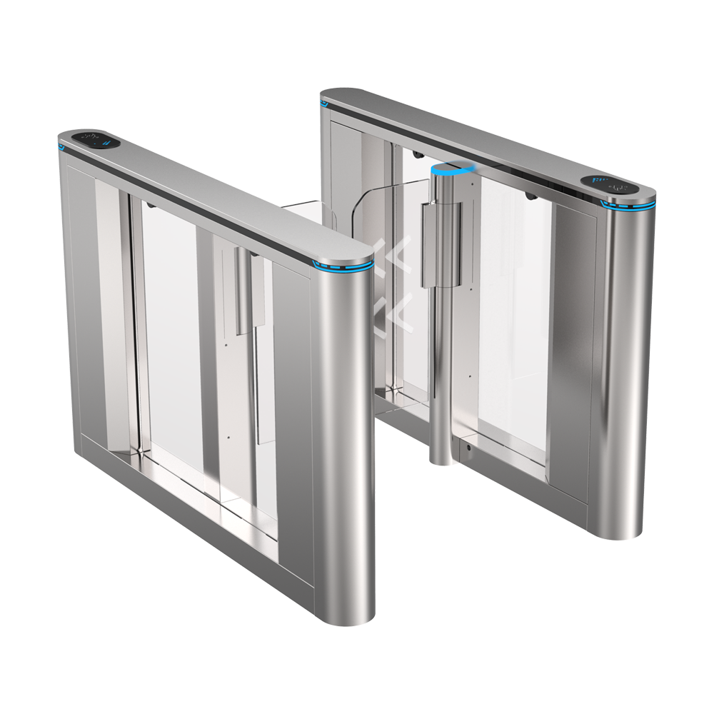 MARCA BLANCA TS-SG808-1200 - Torno de acceso bidireccional - Portillo con barrera acrílica plegable - Tiempos, alarmas y modos de apertura - Ancho de paso 1200 mm | 10.000.000 ciclos - Fabricado en acero inoxidable SUS304 - Compatible con sistemas de terc - imagen 1