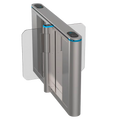 MARCA BLANCA TS-SG808-M-900 - Torno de acceso bidireccional doble - Portillo con barrera acrílica plegable - Tiempos, alarmas y modos de apertura - Ancho de paso 900 mm | 10.000.000 ciclos - Fabricado en acero inoxidable SUS304 - Añade pasillos de acceso