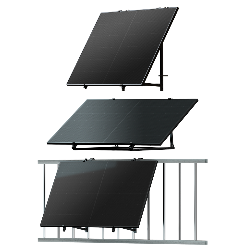 TSUN TSOL-ESK800-UB - TSUN Kit Solar Universal - 2x Panel solar 400W - Microinversor 800W - Para balcón, suelo o pared - Conexión WiFi - Permite conectar hasta 11 kits juntos - imagen 1