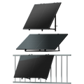 TSUN TSOL-ESK800-UB - TSUN Kit Solar Universal - 2x Panel solar 400W - Microinversor 800W - Para balcón, suelo o pared - Conexión WiFi - Permite conectar hasta 11 kits juntos - imagen 1