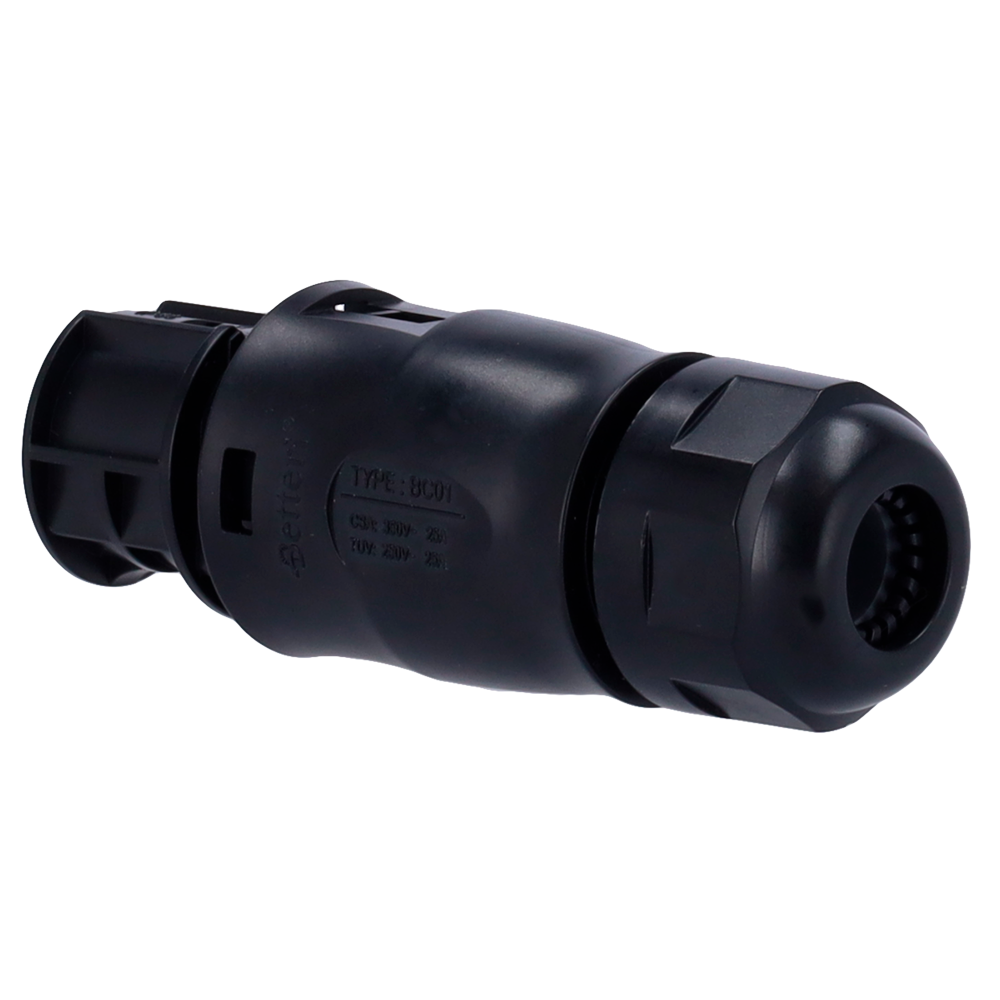 TSUN TSOL-MS-ACCONNECTOR - Conector AC hembra - Instalaciones en cadena - Protección IP68 de salida AC - Compatible con serie MS de TSUN - imagen 1