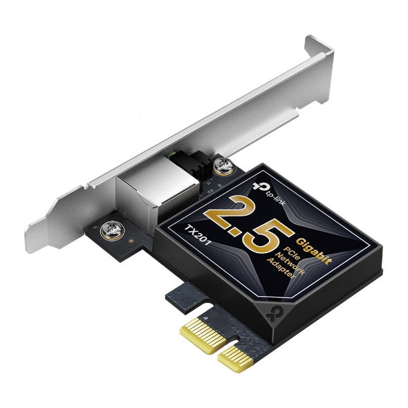 Imagen de TP-Link Adaptador de Red PCIe TX201 2.5 Gbps Soporte 100/1000 Mbps RJ45