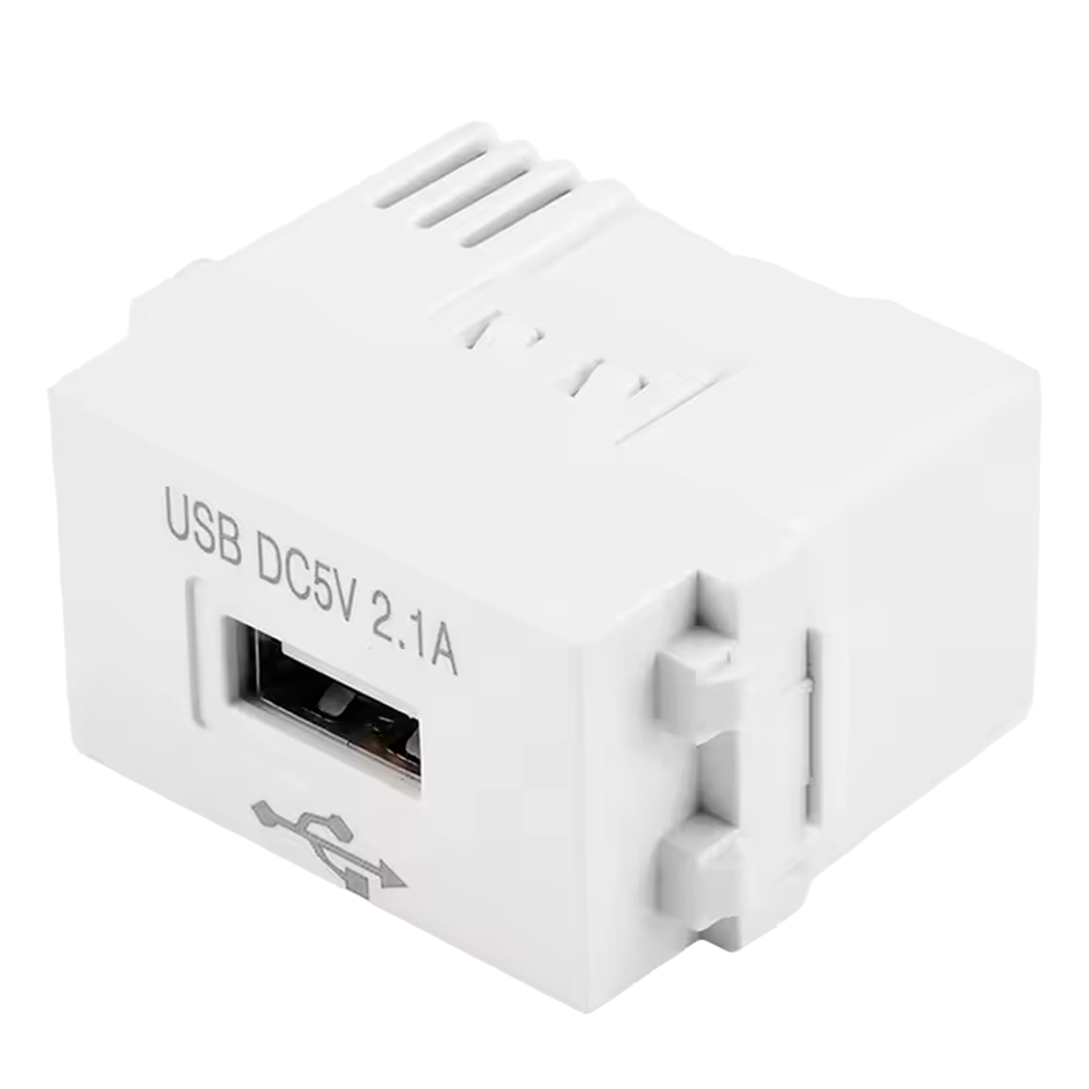 MARCA BLANCA TYPE128USB-220ACADAPTOR - Conversor de tensión compacto y eficiente - Entrada de alimentación estándar AC 220V - Salida estable de DC 5V / 2.1A para carga - Puerto de salida con formato universal USB A - Estructura portátil con dimensiones re - imagen 1