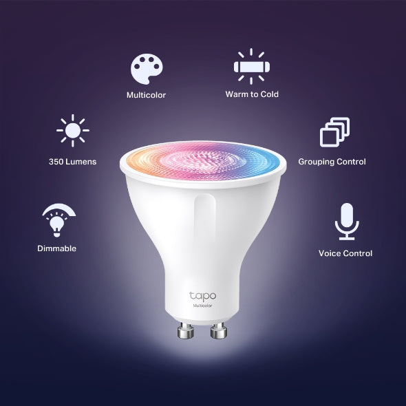 Imagen de TP-Link Foco LED Inteligente Tapo L630 16 Millones de Colores Regulable Control de Voz