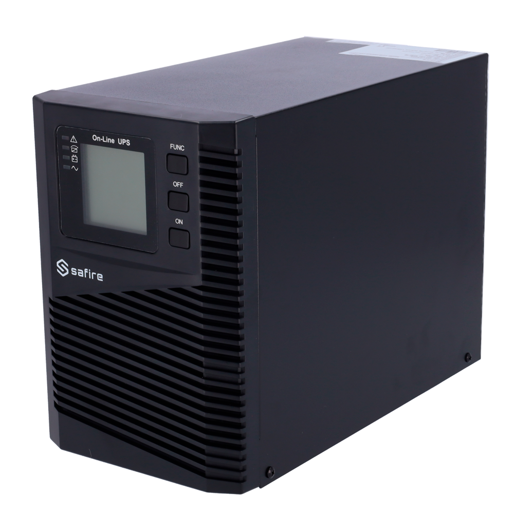 KSTAR UPS1000VA-ON-4IEC - SAI online - Potencia 1000VA/900W - Entrada 200~240 Vac / Salida 200~240 Vac - 4 salidas backup tipo IEC protegidas - Tiempo de recarga 4~5 h - 2 baterías de plomo-ácido selladas (incluidas) - imagen 1