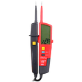 UNI-T UT18D - Detector de voltaje AC/DC - Display LCD - Modo de alto y bajo voltaje hasta 690 V - Aviso audible y LED visible - Apagado automático - Impermeable IP65 - imagen 1