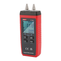 UNI-T UT366A - Manómetro digital - Mide presión y presión diferencial - Para ventilación y climatización - Indicador LED - Mide velocidad de aire (tubo Pitot necesario) - imagen 1