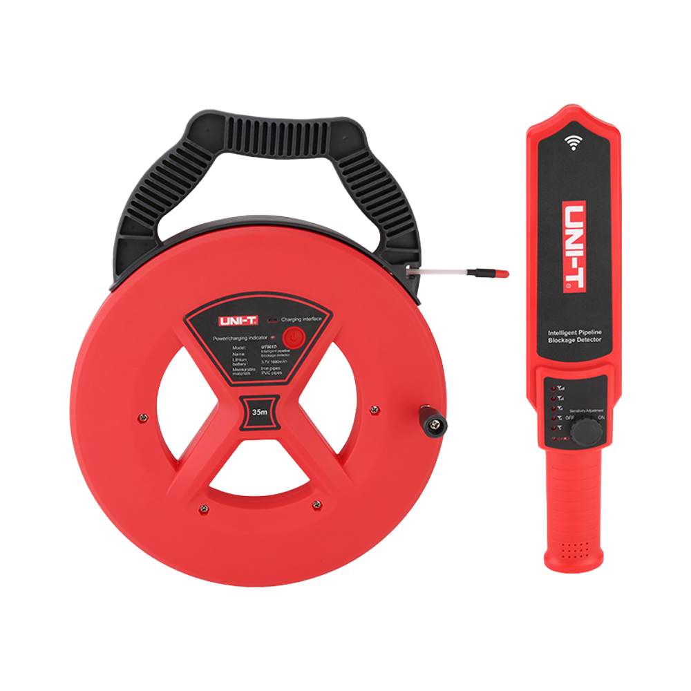 UNI-T UT661D - Detector de bloqueo de tuberías - Hasta 35 m de tubería - Permite detectar tuberías a 50 cm - Tubería compatible: acero, hierro y PVC - imagen 1