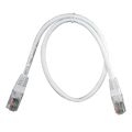 SAFIRE UTP1-05W - Cable UTP - Ethernet - Conectores RJ45 - Categoría 5E - 0.5 m - Color blanco