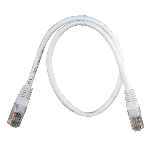 SAFIRE UTP1-05W - Cable UTP - Ethernet - Conectores RJ45 - Categoría 5E - 0.5 m - Color blanco