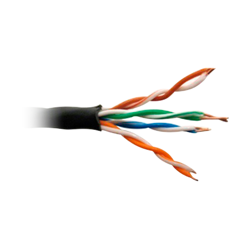 SAFIRE UTP5E-300-OUTDOOR-BC - Cable UTP - Categoría 5E - Rollo de 305 metros - Conductor OFC, pureza 99.9% cobre - Diámetro 5.5 mm - Cubierta especial para exterior