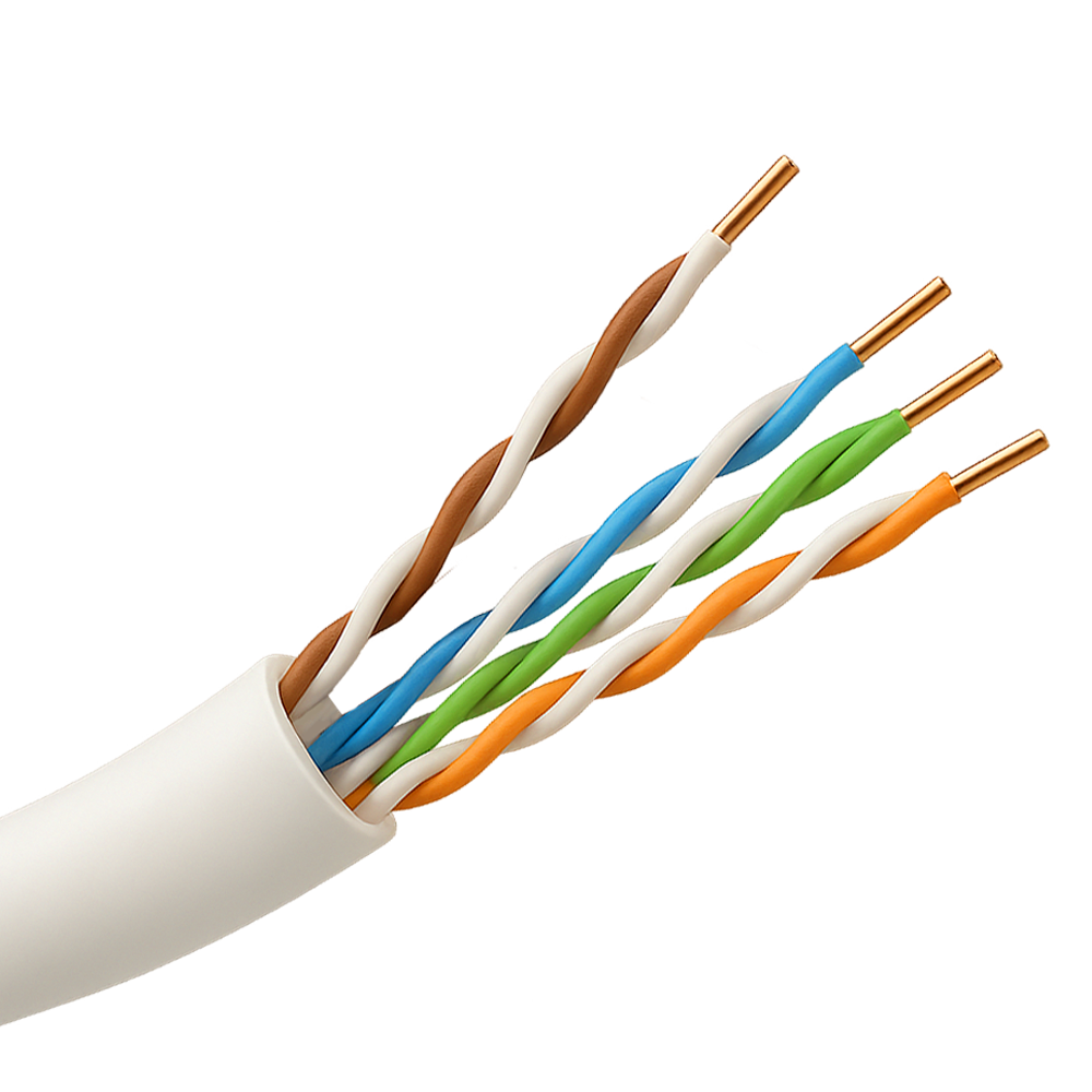 SAFIRE UTP5E-305-BC-OUTDOOR-BW - Cable UTP rígido de exterior - Categoría 5e - Cumple con 90m Fluke test - Conductor OFC, pureza 99.9% cobre - Rollo de 305 metros - Diámetro 4.5 mm - imagen 1