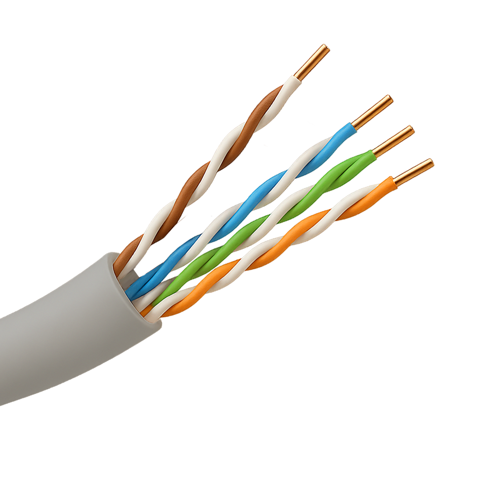 SAFIRE UTP5E-305-H-Dca - Cable UTP Safire libre de halógenos - Categoría 5e - Cumple con 90m Fluke test - Rollo de 305 metros - Diámetro 0.5 mm - Libre de halógenos - imagen 1