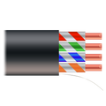 SAFIRE UTP5E-500-OUTDOOR - Cable UTP - Categoría 5E - Rollo de 500 metros - Cubierta color negro - Diámetro 5.5 mm - Cubierta especial para exterior - imagen 1
