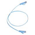 SAFIRE UTP6-05B-FLAT - Cable UTP Flat - Ethernet - Conectores RJ45 - Categoría 6 - 0,5 m - Color azul - imagen 1