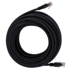 SAFIRE UTP6-10-OUTDOOR - Cable UTP - Ethernet - Conectores RJ45 - Categoría 6 - Cubierta especial para exterior ( Negro ) - 10 m - imagen 1