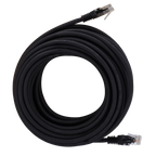 SAFIRE UTP6-20-OUTDOOR - Cable UTP - Ethernet - Conectores RJ45 - Categoría 6 - Cubierta especial para exterior ( Negro ) - 20 m - imagen 1
