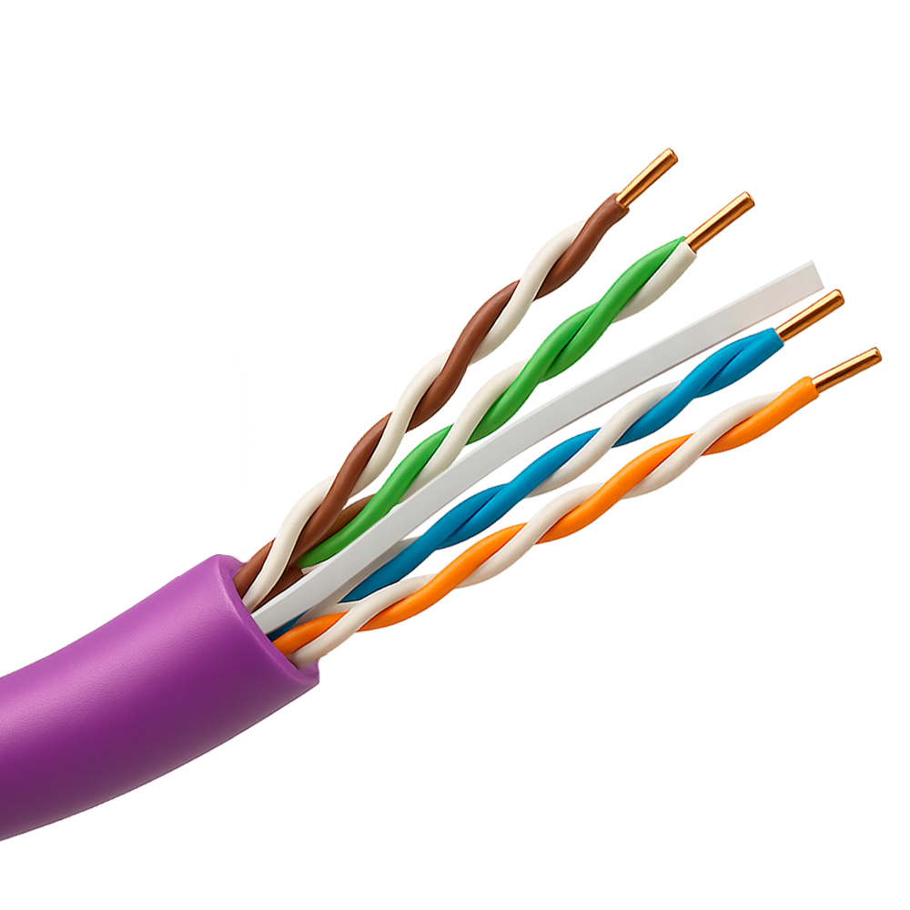SAFIRE UTP6-305-BC-LSZH-Dca-PU - Cable UTP rígido libre de halógenos - Categoría 6 - Cumple con 90m Fluke test - Conductor OFC, pureza 99.9% cobre - Rollo de 305 metros - Diámetro 5.5 mm - imagen 1