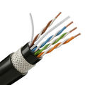 SAFIRE UTP6-305-BC-LSZH-G-OUTDOOR - Cable de datos U/UTP Categoría 6 de 4 pares - Conductor de cobre sólido puro Bare Copper - Protección anti-roedores mediante fibra de vidrio - Doble cubierta de PE interior y LSZH exterior - Cubierta exterior libre de h - imagen 1