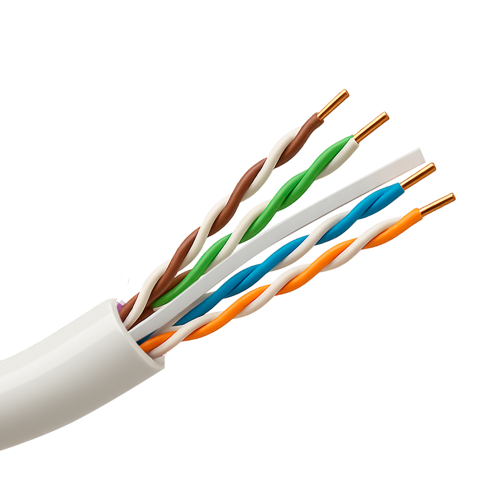 SAFIRE UTP6-305-BC-OUTDOOR-BW - Cable UTP rígido de exterior - Categoría 6 - Cumple con 90m Fluke test - Conductor OFC, pureza 99.9% cobre - Rollo de 305 metros - Diámetro 5.5 mm - imagen 1