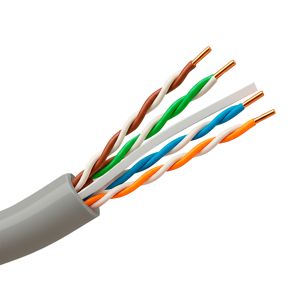 SAFIRE UTP6-305-BC-PVC-Eca - Cable UTP Safire PVC - Categoría 6 - Cumple con 90m Fluke test - Conductor OFC, pureza 99.9% cobre - Rollo de 305 metros - Diámetro 5.5 mm - imagen 1