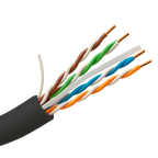 SAFIRE UTP6-305-OUTDOOR-CCA - Cable UTP rigido Safire - Categoría 6 - Cumple con 90m Fluke test - Conductor CCA 23AWG - Rollo de 305 metros - Cubierta especial para exterior - imagen 1