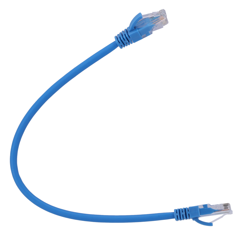 SAFIRE UTP6-H-03B - Cable UTP - Ethernet - Conectores RJ45 - Categoría 6 - 0,3 m - Color azul - imagen 1