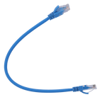 SAFIRE UTP6-H-03B - Cable UTP - Ethernet - Conectores RJ45 - Categoría 6 - 0,3 m - Color azul - imagen 1