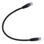 SAFIRE UTP6-H-03BK - Cable UTP - Ethernet - Conectores RJ45 - Categoría 6 - 0,3 m - Color negro - imagen 1