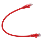 SAFIRE UTP6-H-03R - Cable UTP - Ethernet - Conectores RJ45 - Categoría 6 - 0,3 m - Color rojo - imagen 1