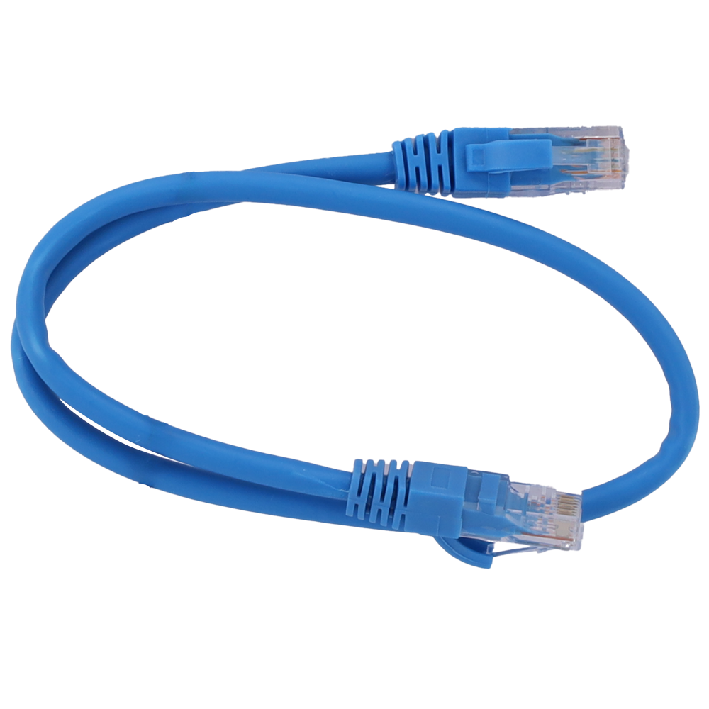 SAFIRE UTP6-H-05B - Cable UTP - Ethernet - Conectores RJ45 - Categoría 6 - 0,5 m - Color azul - imagen 1