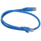 SAFIRE UTP6-H-05B - Cable UTP - Ethernet - Conectores RJ45 - Categoría 6 - 0,5 m - Color azul - imagen 1