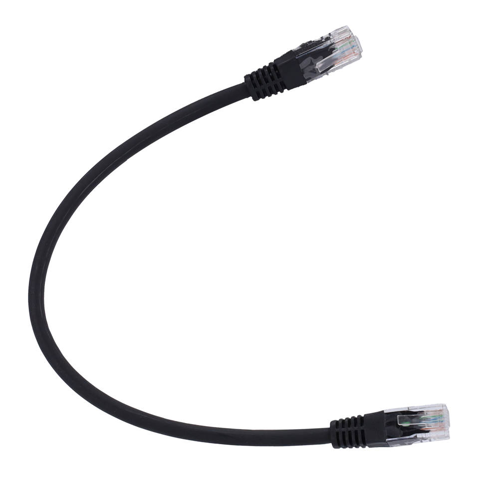 SAFIRE UTP6-H-05BK - Cable UTP - Ethernet - Conectores RJ45 - Categoría 6 - 0,5 m - Color negro - imagen 1